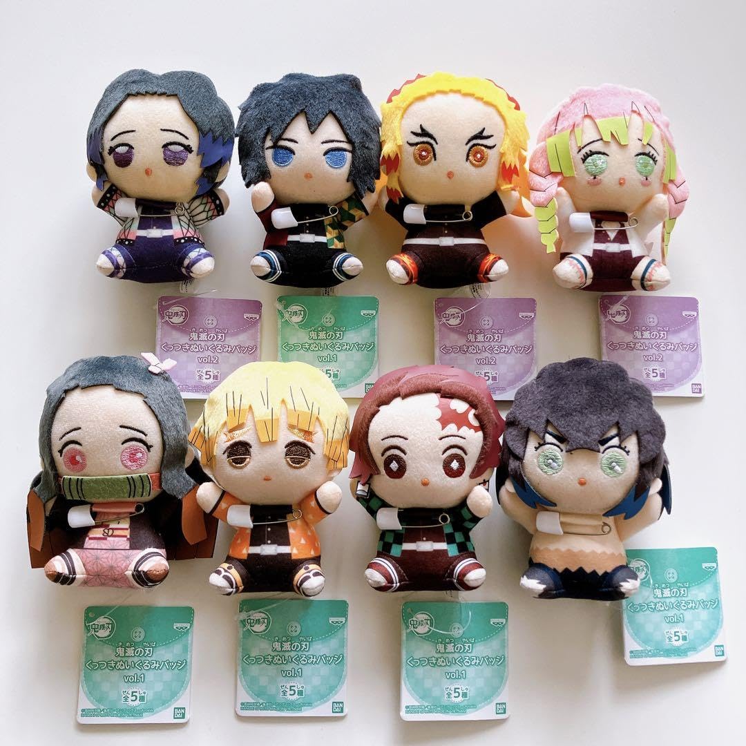 鬼滅の刃 くっつきぬいぐるみバッジ 鬼滅の刃 くっつきぬいぐるみバッジ 全8種 - メルカリ
